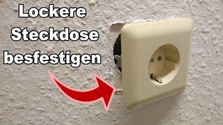 Wie du eine lockere Steckdose wieder befestigen kannst [upl. by Tina]