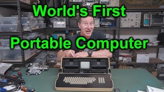 EEVblog 955  Worlds First Portable Computer Teardown [upl. by Spielman]