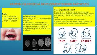 Physical Development in Babyhood [upl. by Annawal]