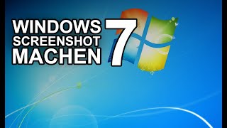 Windows 7 Screenshot machen [upl. by Llenyaj]