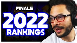 Official 2022 Melee Rankings FINALE ASS Tiers [upl. by Neurath335]