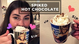 SPIKED Hot Chocolate Recipe Munchin with Munroe [upl. by Sher]