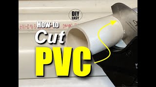 How to Easily Cut PVC Pipe by DIYeasycrafts [upl. by Bolling896]