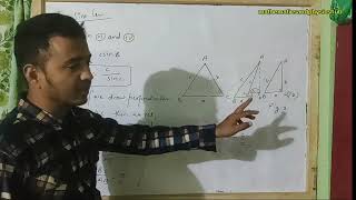 Trigonometry Class 11amp 12T Mathematics  Sine laws Krishna Oli part 2 [upl. by Nealon]