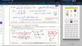 IB Maths AAHL  determining coefficients of a polynomial using the remainder theorem [upl. by Aminta208]