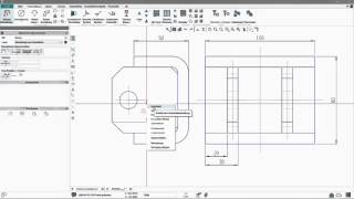 MEDUSA4 Tutorial  Bemaßung der gezeichneten Geometrie [upl. by Ycal]