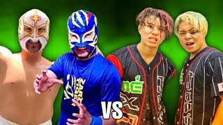 ZARZY TIGER E HIJO DEL ARCANGEL VS KENTO Y TAKUMA [upl. by Tebor]