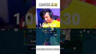 DAY 35 CAMPER VS NEON X PAWAN short shortvideo bgmi [upl. by Htinnek]