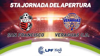 EN VIVO  San Francisco vs Veraguas CD  J5 del Torneo Apertura 2021 LPF Tigo [upl. by Siegler]