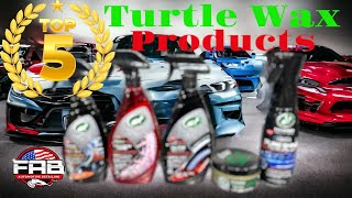 Top 5 Must Have Turtle Wax Products [upl. by Miner]