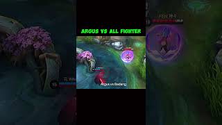 Argus vs All fighter mobilelegends mlbb argus moments [upl. by Ulland]