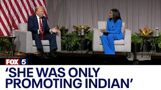 Trump at NABJ Full remarks on questioning Kamala Harris racial identity  FOX 5 News [upl. by Aiciruam]