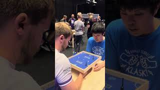 Game recognises game 💪 KLASK sports boardgames shorts [upl. by Bickart]