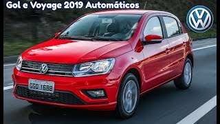 VW GOL e VOYAGE 2019 automáticos detalhes consumo e preço  Top Carros [upl. by Heinrich484]