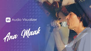 Malek  Ana Maak Audio Visualizer [upl. by Ydnahs340]