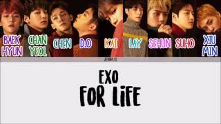 EXO  For Life HanRomEng Picture  Color Coded Lyrics HD [upl. by Iruam]