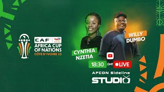 AFCON Sideline Studio  Côte dIvoire vs DR Congo  Semi final [upl. by Silvano]