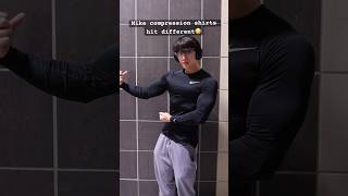 My favorite compression shirt at the moment😳 gym bodybuilding fitness davidlaid motivation [upl. by Alle]