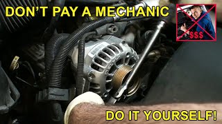 How to Install  Remove amp Replace an Alternator [upl. by Geller345]