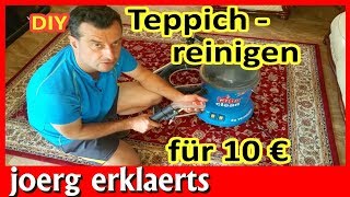 Genial einfach Teppichreinigung Polsterreinigung so wirds gemacht Tutorial Nr203 [upl. by Meirrak]