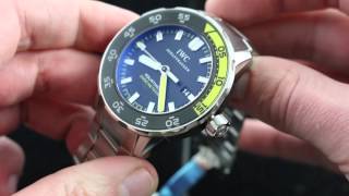 IWC Aquatimer 2000 IW356808 Luxury Watch Review [upl. by Janicki]