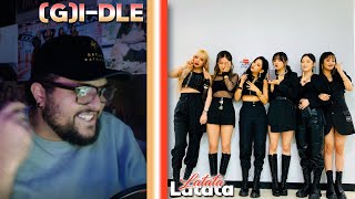 GIDLE  LATATA English Version REACTION  BOPS DOWN TO A SCIENCE [upl. by Gudrun]