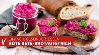 KochheldenTV präsentiert Der Rote BeteBrotaufstrich selbstgemacht  Rezept [upl. by Ylehsa]