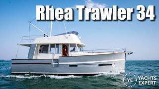 Rhea Trawler 34 Dusseldorf Boat Show 2024  Yachts Expert rheatrawler34 [upl. by Redd]