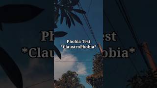 Phobia Test ClaustroPhobia short phobia shorts [upl. by Dippold]