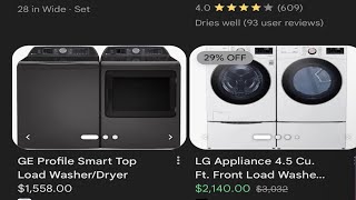 WASHER AND DRYER SEARCHING [upl. by Laing]