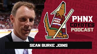 Former Arizona Coyotes goaltending coach Sean Burke joins the show [upl. by Lewiss]