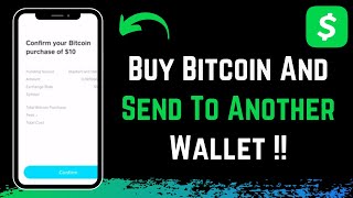 How to Buy Bitcoin on Cash App and Send to Another Wallet [upl. by Yrro]