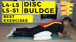 L4 L5  L5 S1 disc bulge best exercise rehabilitation for pain relief [upl. by Giacobo149]