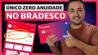 O ÚNICO CARTÃO SEM ANUIDADE DO BRADESCO VALE A PENA VISA NEO PLATINUM [upl. by Schnur]