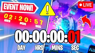 FORTNITE EVENT COUNTDOWN LIVE🔴 247 amp Ingame Event Right Now [upl. by Imyaj]