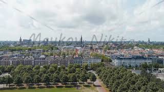 The Hague Netherlands The Hague Center  The historical center of the city Cloudy weather Summer [upl. by Thomas]