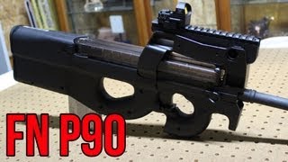 FN P90 closer look amp First Impressions with champion shooter Jerry Miculek [upl. by Nadual]