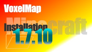 VoxelMap 1710 Zans Minimap  How To Install in Minecraft 1710 [upl. by Norramic]