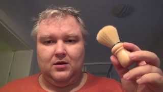 Shave Review Omega S Brush Razorock Mission Proraso red soap Proraso Blue ASB [upl. by Klemens]