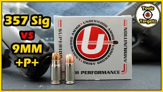 Is It REALLY That Much BETTER357 Sig vs 9MM P SelfDefense AMMO Test [upl. by Copeland]