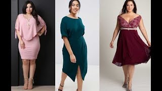 30 vestidos para gorditas cortos elegantes  Moda 2023 [upl. by Ainotal]