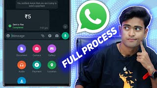 How to use whatsapp payment in whatsapp  Whatsapp se Money Transfer Kaise Kare [upl. by Raddie]