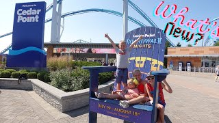 Whats new at Cedar Point Is Top Thrill 2 running Boardwalk Nights is coming [upl. by Enelrahc]