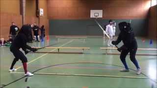 Spadone Sparring NÖ Fechtschule 2015 [upl. by Yenalem]