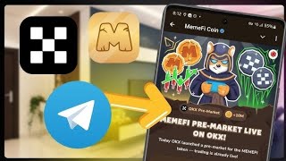 How to connect your Memefi to Okx wallet and telegram for eligibility  Airdrop [upl. by Etiam371]