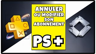 Comment CHANGER votre abonnement PLAYSTATION PLUS ou ANNULER labonnement [upl. by Celik]