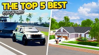 Top 5 Roleplay Games on Roblox 2024 [upl. by Kenlee]