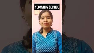 YEOMANS SERVICE english learnenglish knowledge englishvocabulary subscribe [upl. by Ivz]