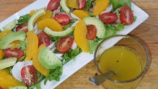 vinaigrette sans mayonnaise avec une salade savoureux et saine [upl. by Maggio]