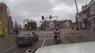 Examenroute cbr rijswijk motor AVD Deel2 [upl. by Anitnamaid]